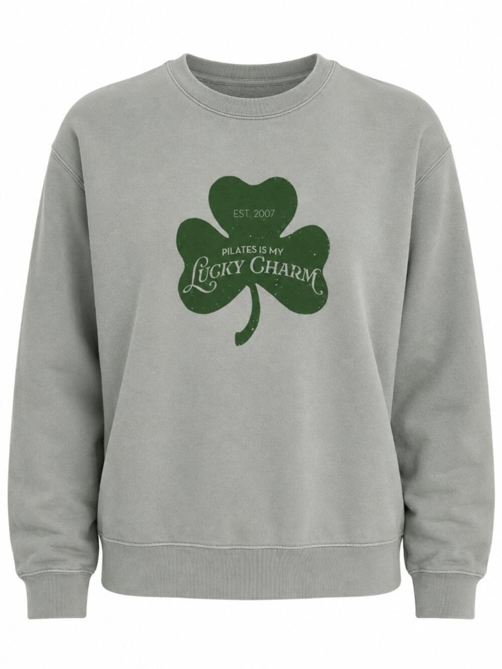 Club Pilates Lucky Charm Shamrock Graphic Sweatshirt XS